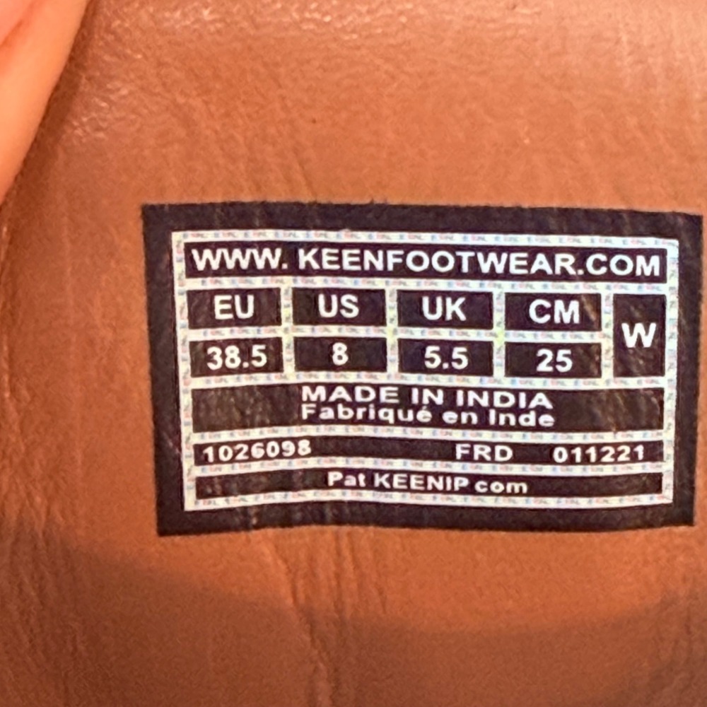 Keen Presidio Canvas Sneakers Tan Khaki Lace Up Shoes 1026098 Womens 8 - Picture 2 of 7